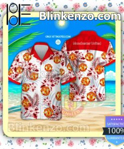 Manchester United UEFA Beach Aloha Shirt