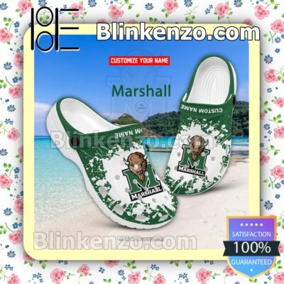 Marshall NCAA Crocs Sandals