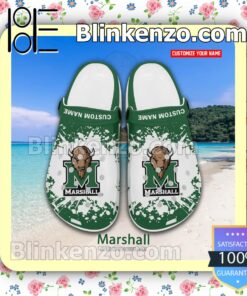 Marshall NCAA Crocs Sandals a