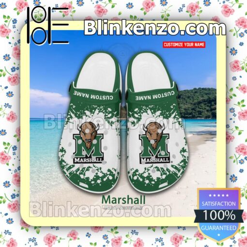 Marshall NCAA Crocs Sandals a