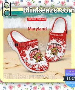 Maryland NCAA Crocs Sandals