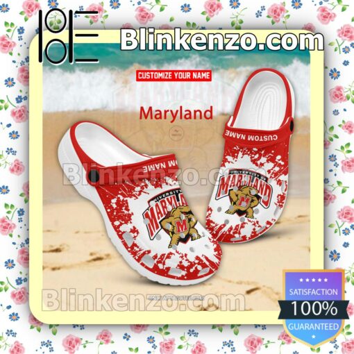 Maryland NCAA Crocs Sandals