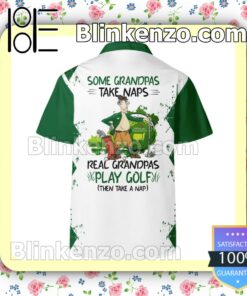 3D Masters Tournament Some Grandpas Take Naps Real Grandpas Play Golf Then Take A Nap Men Summer Shirt