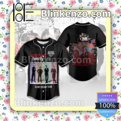 Matchbox Twenty 2023 Slow Dream Tour Hip Hop Jerseys