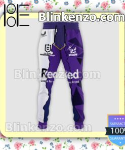 Melbourne Storm Nrl Redzed Loans For The Self-employed Pullover Jacket Sweatpants Set