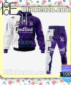 Melbourne Storm Nrl Redzed Loans For The Self-employed Pullover Jacket Sweatpants Set b