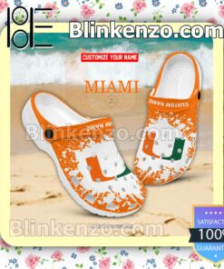 Miami (FL) NCAA Crocs Sandals