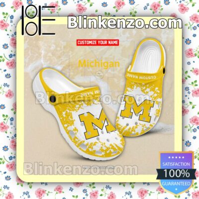 Michigan NCAA Crocs Sandals
