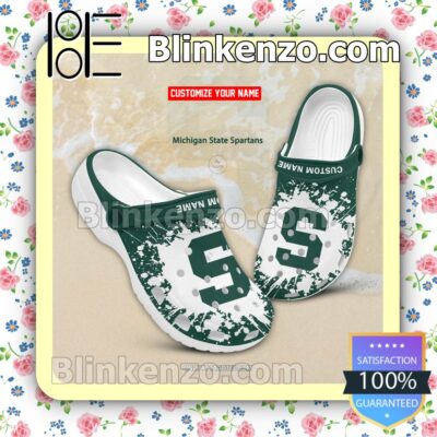 Michigan State Spartans Crocs Sandals Slippers