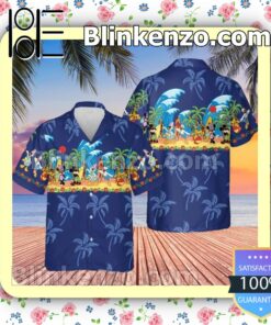 Mickey And Friends Surf Men Summer Shirt