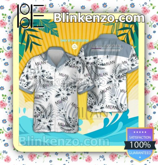 Milan Institute Summer Aloha Shirt