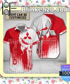 Mitsubishi Fuso Punisher Skull Casual Shirts