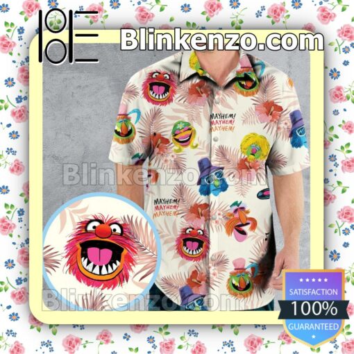 Muppets Dr Teeth And The Electric Mayhem Men Summer Shirt
