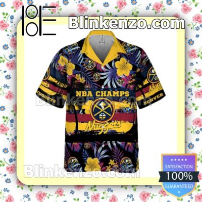 Beautiful Nba Champs Denver Nuggets Aloha Summer Shirt