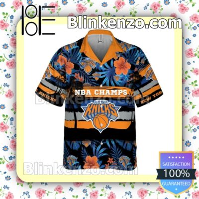 Best Gift Nba Champs New York Knicks Aloha Summer Shirt