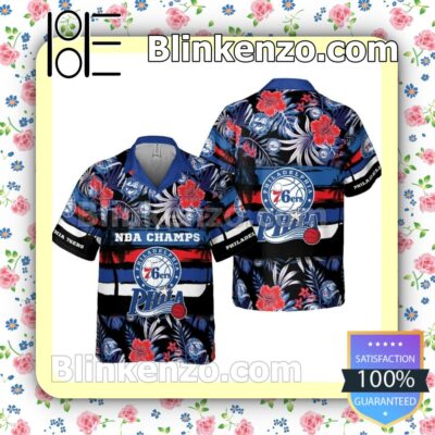 Nba Champs Philadelphia 76ers Aloha Summer Shirt