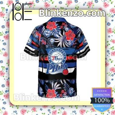 All Over Print Nba Champs Philadelphia 76ers Aloha Summer Shirt