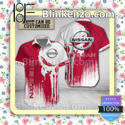 Nissan Punisher Skull Casual Shirts