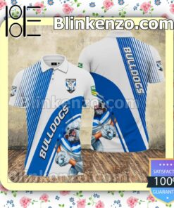 Nrl Bulldogs Football Club Jacket Polo Shirt c