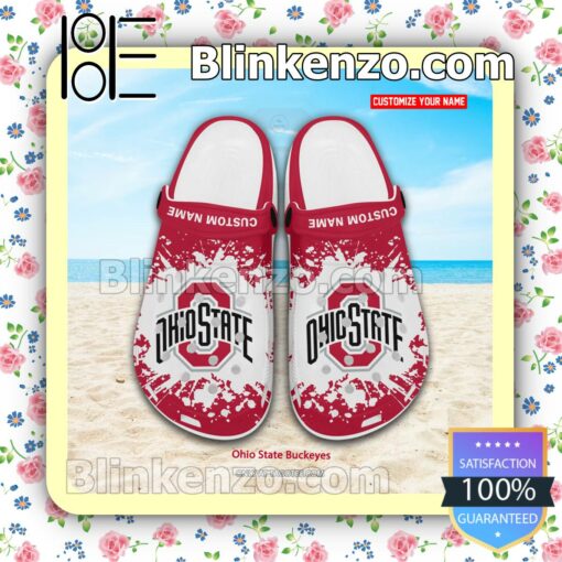 Ohio State Buckeyes Crocs Sandals Slippers a