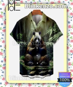 Panda Zazen Summer Aloha Shirt