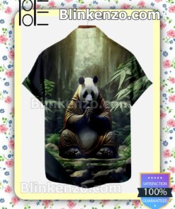 Official Panda Zazen Summer Aloha Shirt