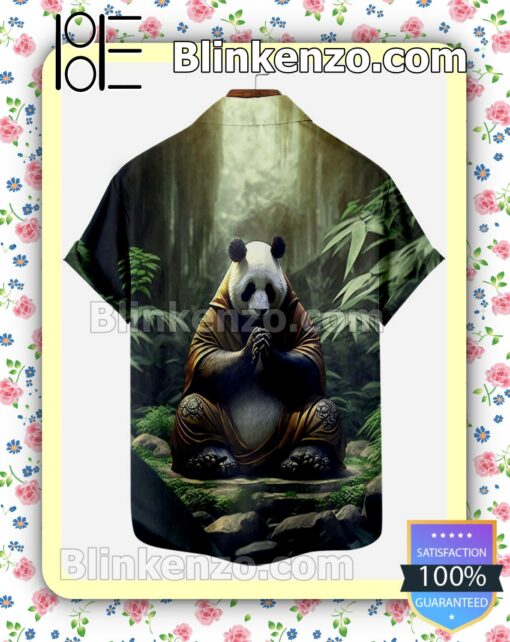 Official Panda Zazen Summer Aloha Shirt