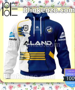 Parramatta Eels Nrl Aland Pullover Jacket Sweatpants Set a