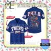 Philadelphia 76ers Est 1946 Skull Personalized Men Summer Shirt