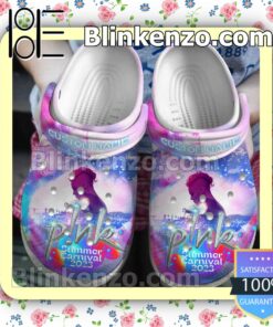 Pink Summer Carnival 2023 Personalized Women Crocs Clogs