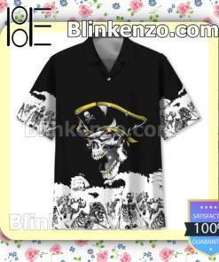 Pirate Skull Aloha Summer Shirt