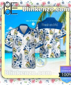 Real Madrid UEFA Beach Aloha Shirt