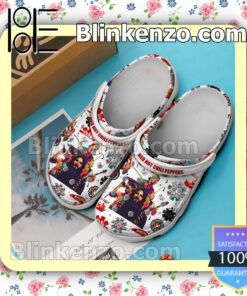 Red Hot Chili Peppers Color Art Fan Crocs Shoes a