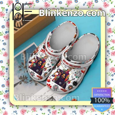 Red Hot Chili Peppers Color Art Fan Crocs Shoes a