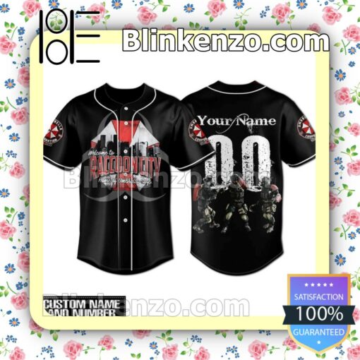 Resident Evil Welcome To Raccoon City Home Of Umbrella Corp Hip Hop Jerseys