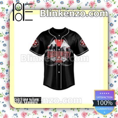 US Shop Resident Evil Welcome To Raccoon City Home Of Umbrella Corp Hip Hop Jerseys