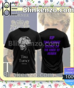 Rip Tina Turner Rolling On The River To Heaven 1939-2023 Jacket Polo Shirt