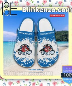 Rockford IceHogs Crocs Sandals Slippers a
