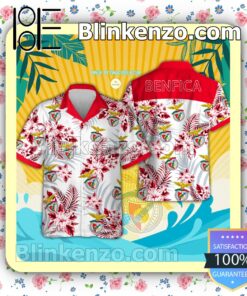 SL Benfica UEFA Beach Aloha Shirt