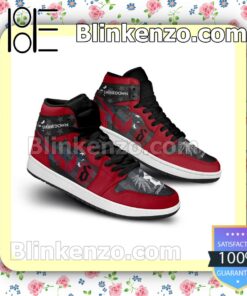 Shinedown Rock Band Logo American Flag Nike Men's Basketball Shoes a