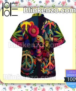 Luxury Skull Hippie Summer Aloha Shirt