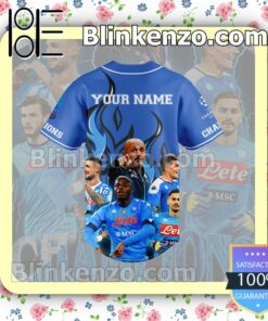 Handmade Ssc Napoli Champions Hip Hop Jerseys