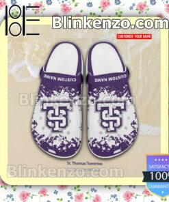 St. Thomas Tommies Crocs Sandals Slippers a