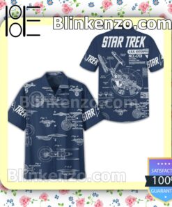 Star Trek Ncc-1701 Men Summer Shirt