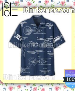 Unisex Star Trek Ncc-1701 Men Summer Shirt