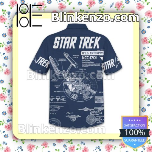 Funny Tee Star Trek Ncc-1701 Men Summer Shirt