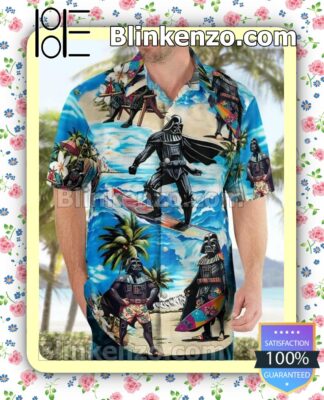 Clothing Star Wars Darth Vader Surfing Beach Swim Trunks