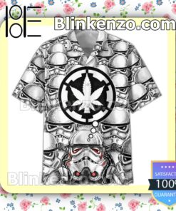 Top Selling Star Wars Stormtrooper Marijuana Men Summer Shirt