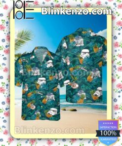 Star Wars Stormtrooper Pineapple Tropical Men Summer Shirt