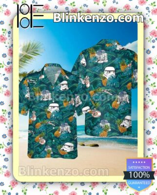 Star Wars Stormtrooper Pineapple Tropical Men Summer Shirt